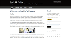 Desktop Screenshot of geekitguide.com
