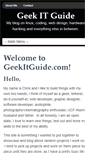 Mobile Screenshot of geekitguide.com