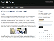 Tablet Screenshot of geekitguide.com